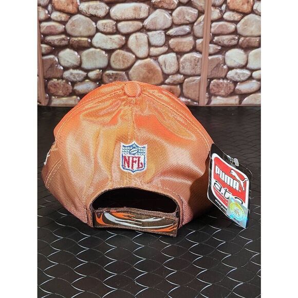 PUMA VINTAGE 2001 PROLINE NFL CLEVELAND BROWNS SIDELINE TEAM ISSUE BASEBALL HAT - Picture 4 of 8